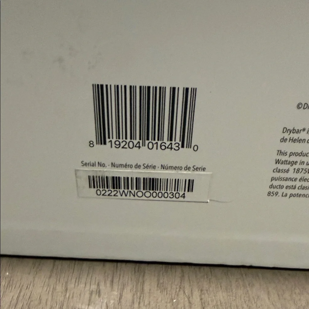 NIB Drybar Reserve Hair Dryer in White and Gray - Picture 2 of 8